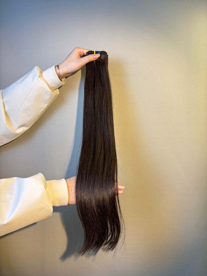 Color #NB straight human hair bundle in A+ Pro quality