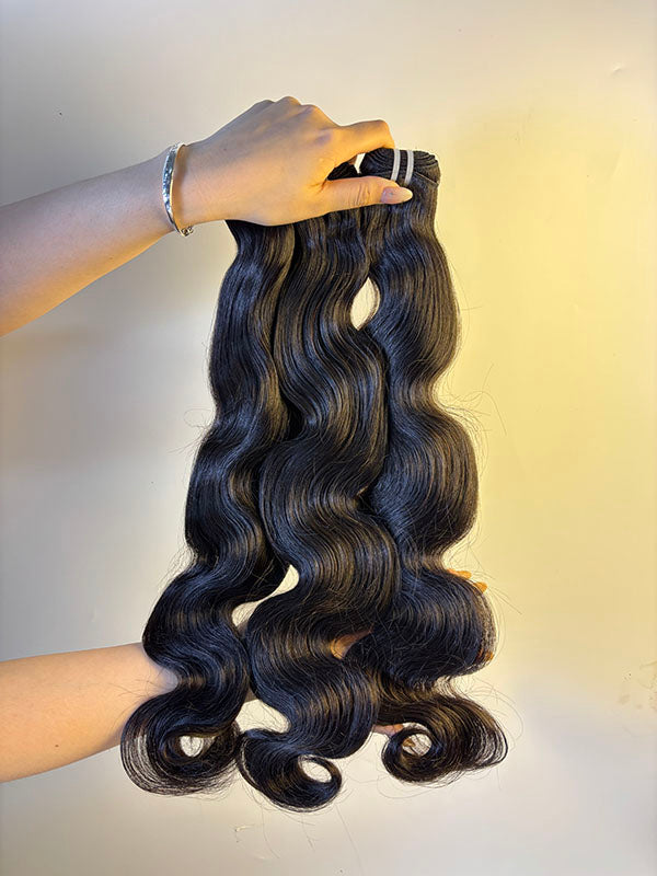 Raw Vietnamese & Cambodian Body Wave Hair Bundles Wholesale – 100% Human Hair, Super Double Drawn, Full & Soft & ucharminghair
