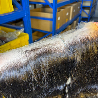 Wholesale Raw Body Wave Frontal & Closure – Transparent HD Lace, Small Knots, Full Soft Hair