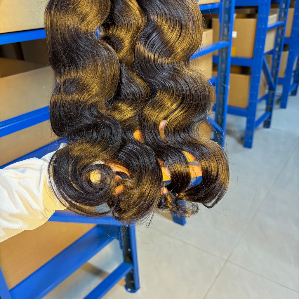 Raw Vietnamese & Cambodian Body Wave Hair Bundles Wholesale – 100% Human Hair, Super Double Drawn, Full & Soft & ucharminghair