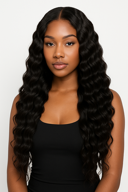 100% Raw Vietnamese & Indian loose Deep  Hair Bundles – Double Drawn, Natural Black, Tangle-Free, Thick & Soft | Wholesale for Black Women &  ucharminghair