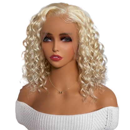 Wholesale 613 transparent lace Wig Water Wave Frontal  13*4 13*6  and 2*6 4*4 5*5 6*6 7*7 Closure  Wig  100% Human Raw Hair