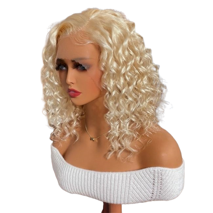 Wholesale 613 transparent lace Wig Water Wave Frontal  13*4 13*6  and 2*6 4*4 5*5 6*6 7*7 Closure  Wig  100% Human Raw Hair