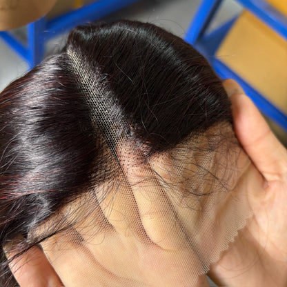 Straight HD Lace Frontal (13x4, 13x6) & Closure (2x6–7x7) Wig – Double Drawn, Cuticle-Aligned, 100% Raw Vietnamese/Indian Human Hair