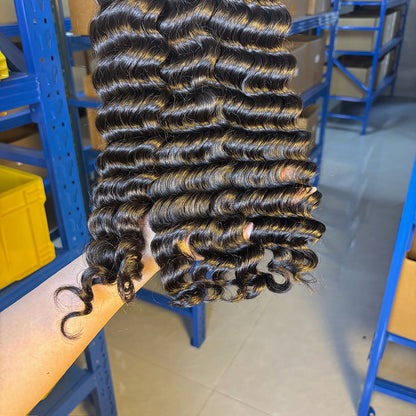 Wholesale Loose Deep Wave Raw Human Hair Bundles – Super Double Drawn, Thick & Smooth for Hairdressers&  ucharminghair
