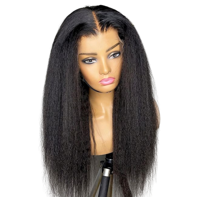 Raw Kinky Straight HD Lace Wig – 13x4, 13x6, 360 Frontal & 4x4–7x7 Closure, 100% Human Raw Hair