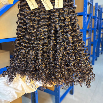 Kinky Curly Raw Vietnamese & Indian Human Hair Extensions Wholesale – Double Drawn Bundles, Thick & Tangle-Free &  ucharminghair