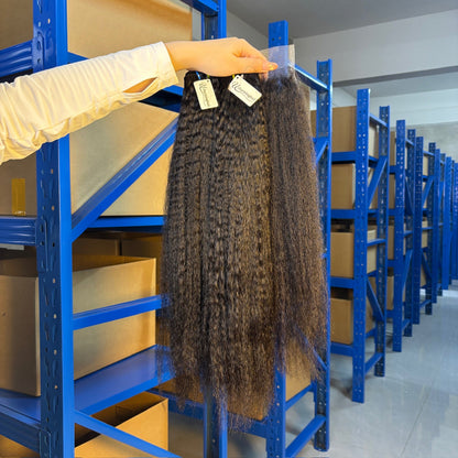 Kinky Straight HD Lace Frontal & Closure – Transparent, Small Knots, Raw  Hair for Custom Wig Making