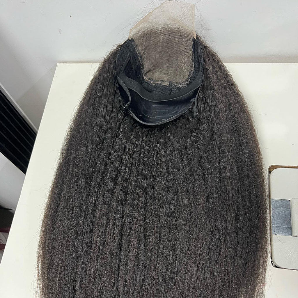 Wholesale Raw Kinky Straight HD Lace Wig – 13x4, 13x6 Frontal & 2x6–7x7 Closure, 100% Human Raw Hair for Salons & Stylists