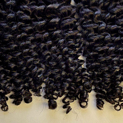 Raw Kinky Curly Bulk Hair – Double Drawn, Full &amp; Thick, No Shedding, High Quality
