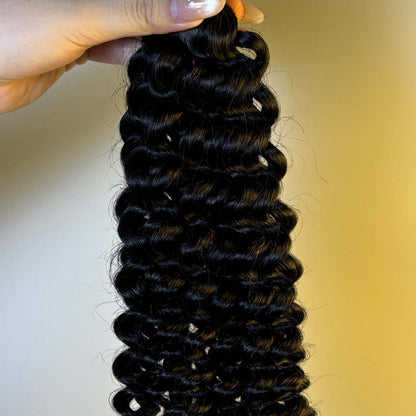 Raw Kinky Curly Bulk Hair – Double Drawn, Full &amp; Thick, No Shedding, High Quality