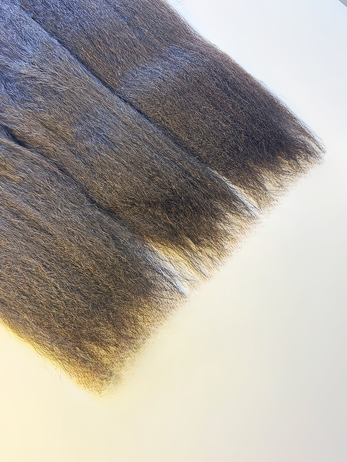 Afro Kinky Straight Raw Human Hair Bundles – Super Double Drawn, Full & Thick, No Shedding, High Quality