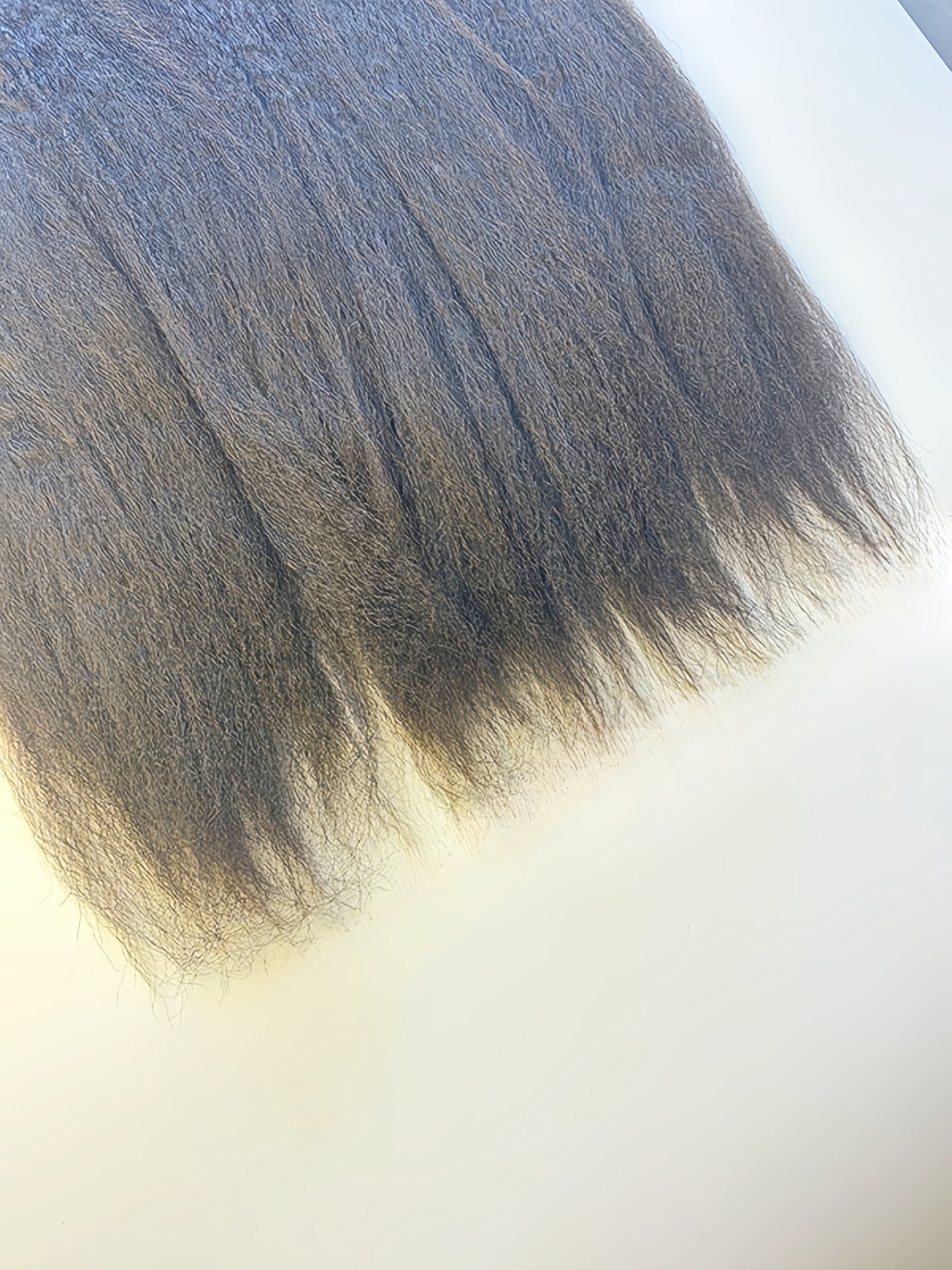 Afro Kinky Straight Raw Human Hair Bundles – Super Double Drawn, Full & Thick, No Shedding, High Quality
