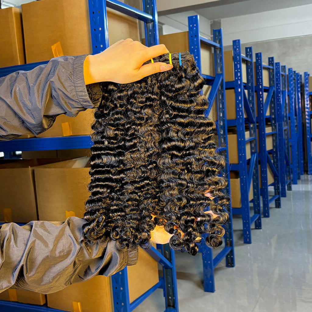 Wholesale Raw Burmese Curly Human Hair Bundles – Double Drawn, 100% Raw Hair for Wig Making & Salons & UCharminghair