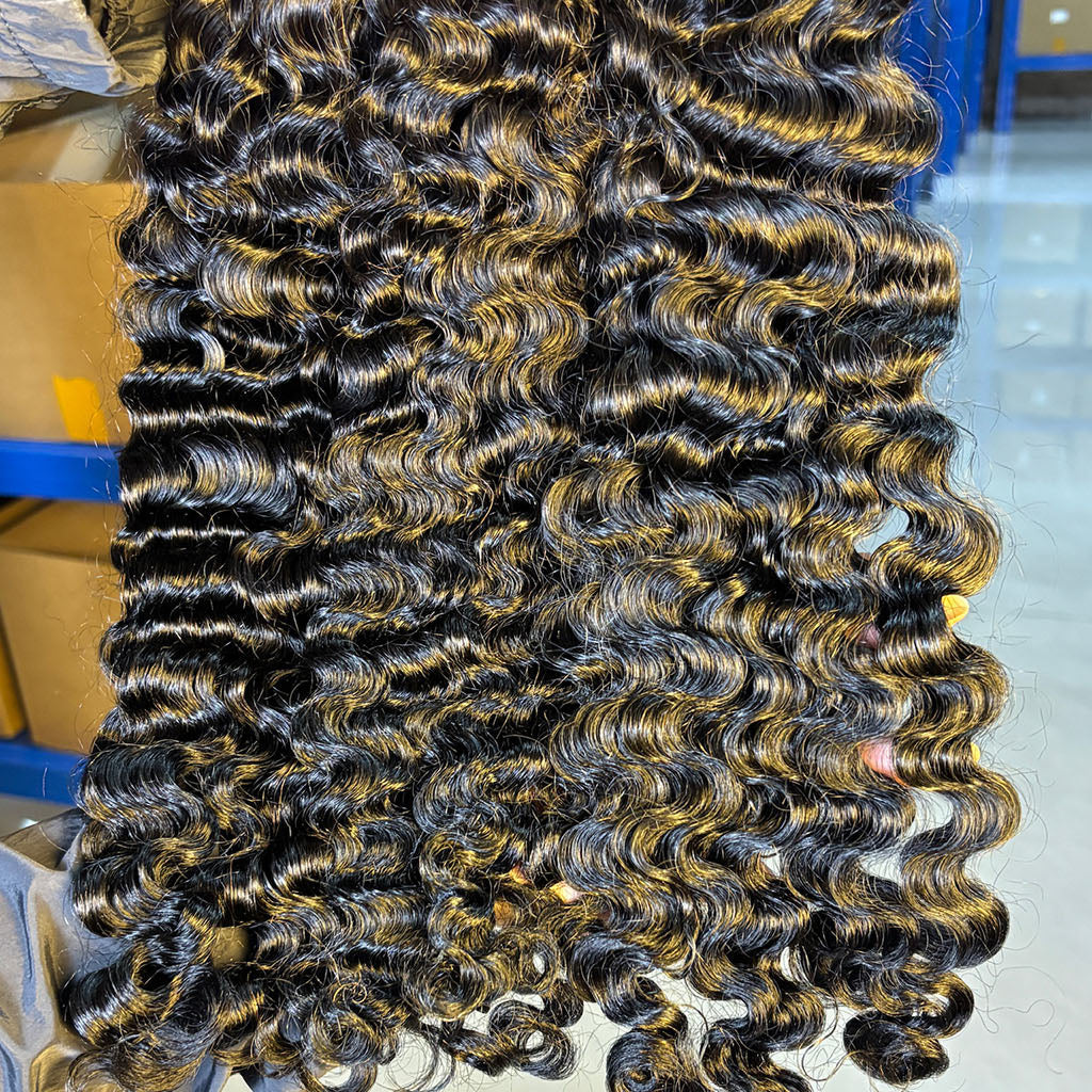 Wholesale Raw Burmese Curly Human Hair Bundles – Double Drawn, 100% Raw Hair for Wig Making & Salons & UCharminghair