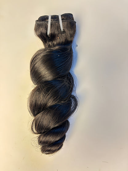 Raw Loose Wave Human Hair Bundles – Super Double Drawn | Natural Black & Blonde | Wholesale for Black Women Hairdressers