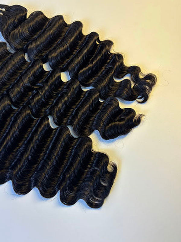 100% Raw Vietnamese & Indian loose Deep  Hair Bundles – Double Drawn, Natural Black, Tangle-Free, Thick & Soft | Wholesale for Black Women &  ucharminghair