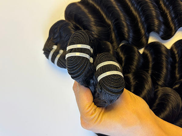 100% Raw Vietnamese & Indian loose Deep  Hair Bundles – Double Drawn, Natural Black, Tangle-Free, Thick & Soft | Wholesale for Black Women &  ucharminghair