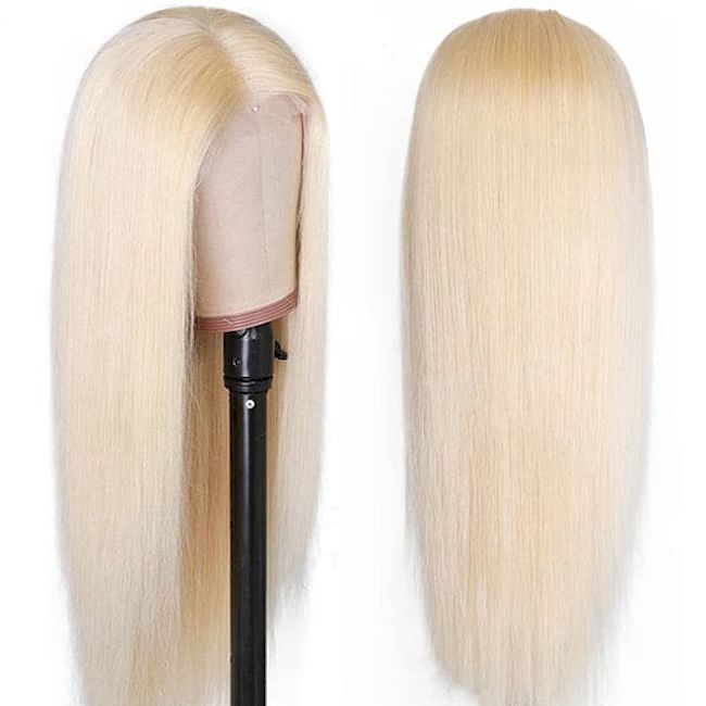 Wholesale 613 transparent lace Wig Straight Frontal  13*4 13*6  and 2*6 4*4 5*5 6*6 7*7 Closure  Wig  100% Human Raw Hair