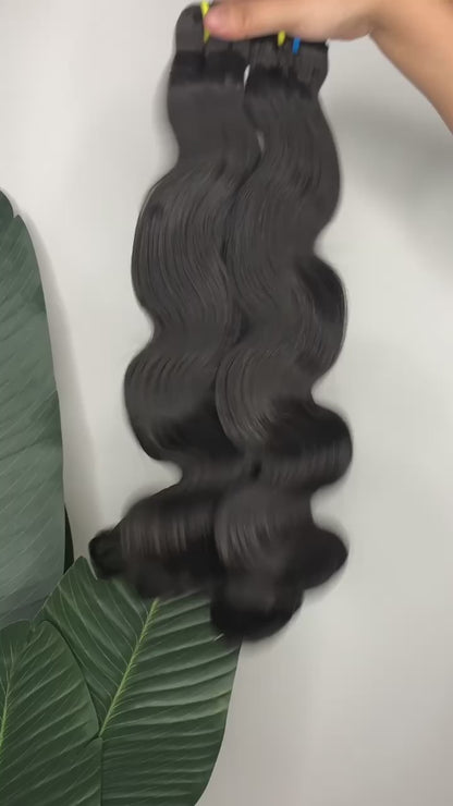 Raw Vietnamese & Cambodian Body Wave Hair Bundles Wholesale – 100% Human Hair, Super Double Drawn, Full & Soft & ucharminghair
