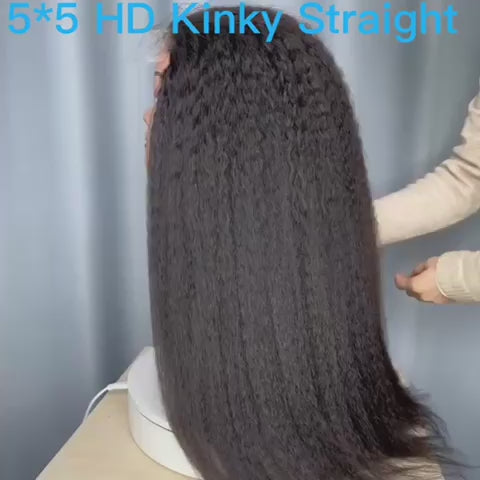 Wholesale Raw Kinky Straight HD Lace Wig – 13x4, 13x6 Frontal & 2x6–7x7 Closure, 100% Human Raw Hair for Salons & Stylists