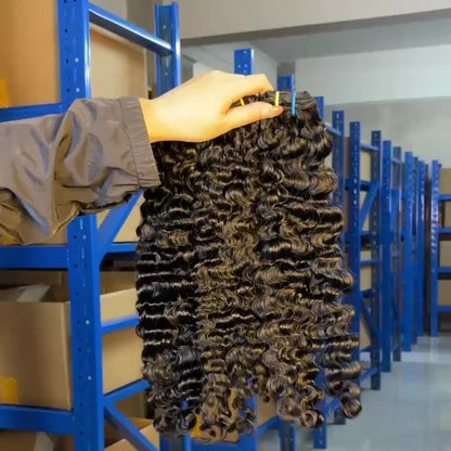Wholesale Raw Burmese Curly Human Hair Bundles – Double Drawn, 100% Raw Hair for Wig Making & Salons & UCharminghair