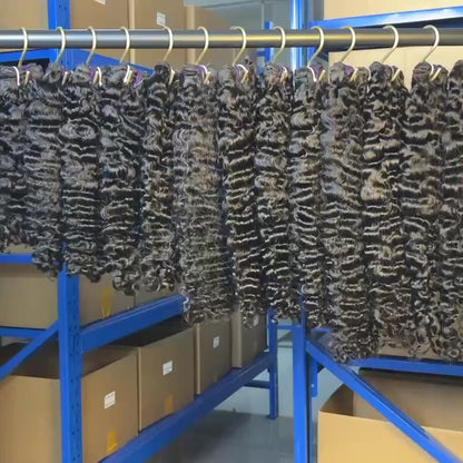 Wholesale Raw Burmese Curly Human Hair Bundles – Double Drawn, 100% Raw Hair for Wig Making & Salons & UCharminghair