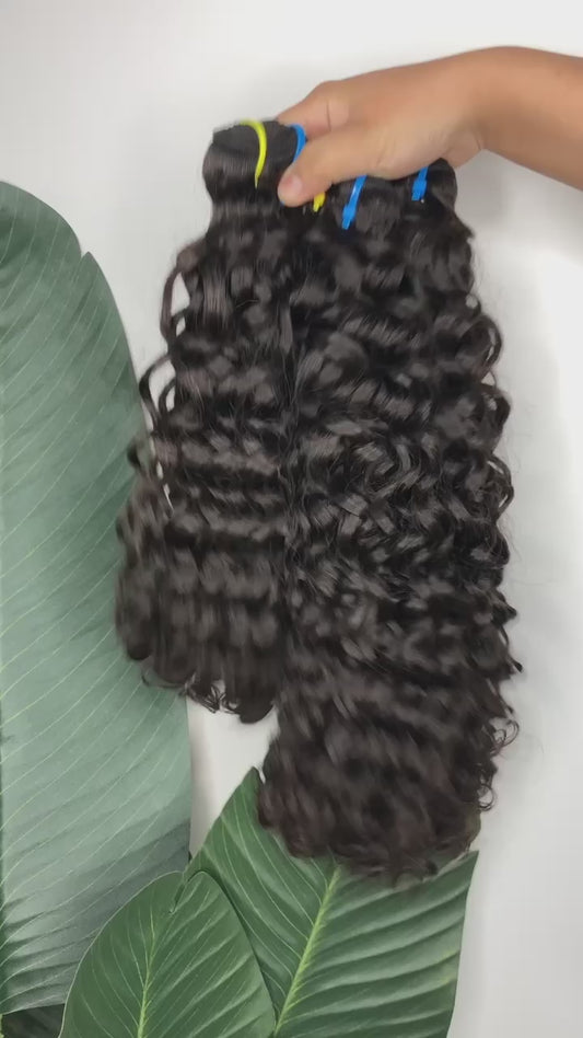 Ucharming hair  Top Raw A+ Pro  Hair Bundle Straight Body Wtaer Loose Deep Wave  Curly Kinky Wholesale