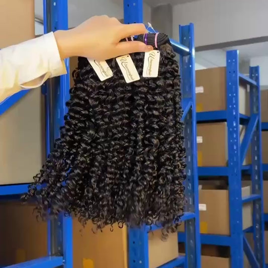 Kinky Curly Raw Vietnamese & Indian Human Hair Extensions Wholesale – Double Drawn Bundles, Thick & Tangle-Free &  ucharminghair