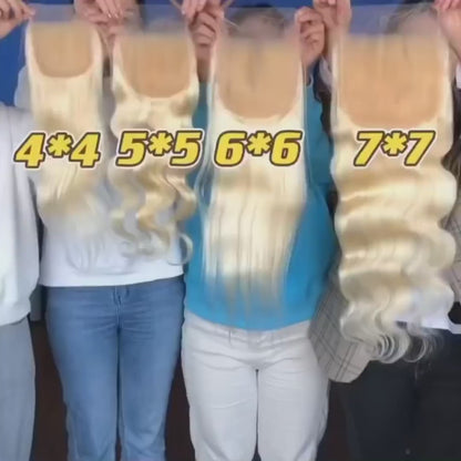 Wholesale 613 Straight HD Transparent Lace Frontal & Closure – Small Knots, 100% Raw Human Hair