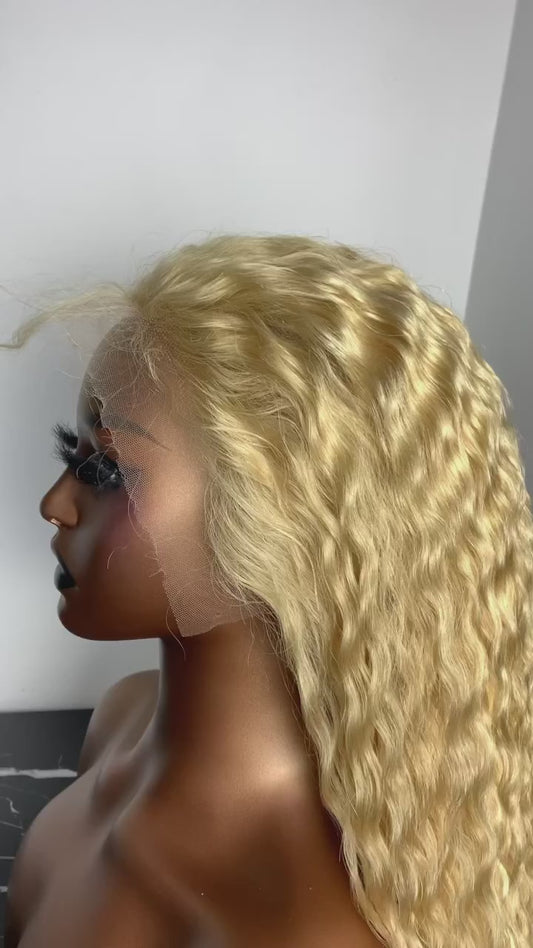 Wholesale 613 transparent lace Wig Kinky Straight Frontal  13*4 13*6  and 2*6 4*4 5*5 6*6 7*7 Closure  Wig  100% Human Raw Hair