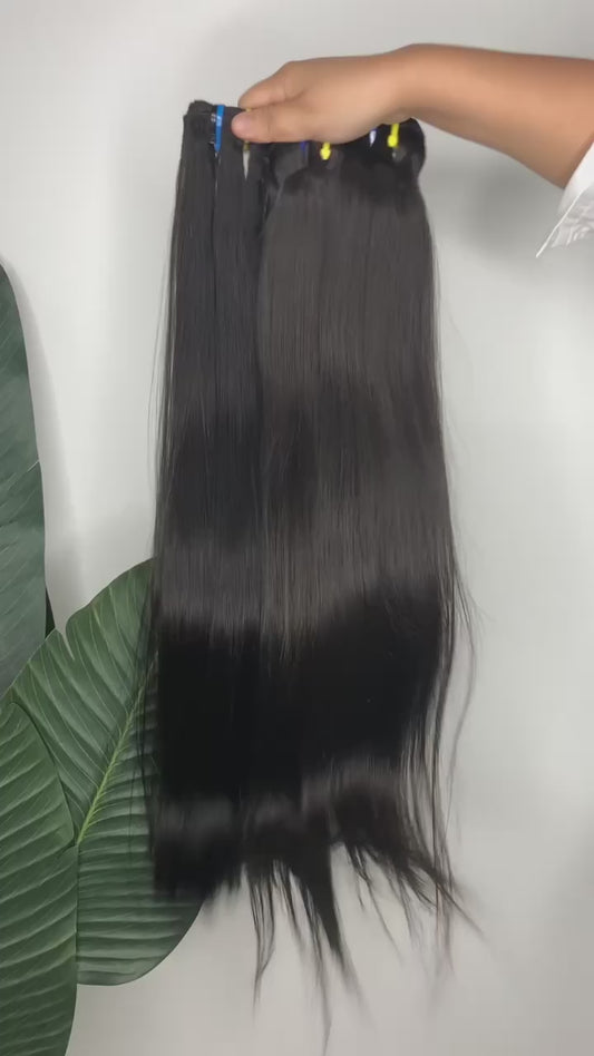 Raw Vietnamese Straight Hair Bundles – Double Drawn Human Hair | Wholesale by UCharmingHair