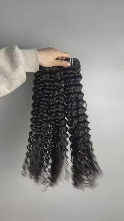 Wholesale Loose Deep Wave Raw Human Hair Bundles – Super Double Drawn, Thick & Smooth for Hairdressers&  ucharminghair