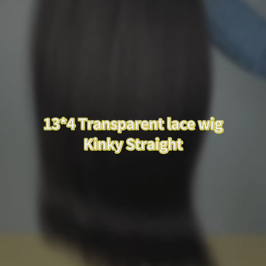 Wholesale Raw Kinky Straight Transparent Lace Wig – 13x4, 13x6 Frontal & 2x6–7x7 Closure, 100% Human Raw Hair for Black Women