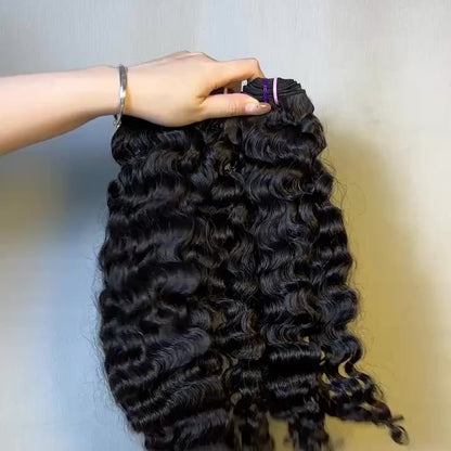 Wholesale Raw Burmese Curly Human Hair Bundles – Double Drawn, 100% Raw Hair for Wig Making & Salons & UCharminghair