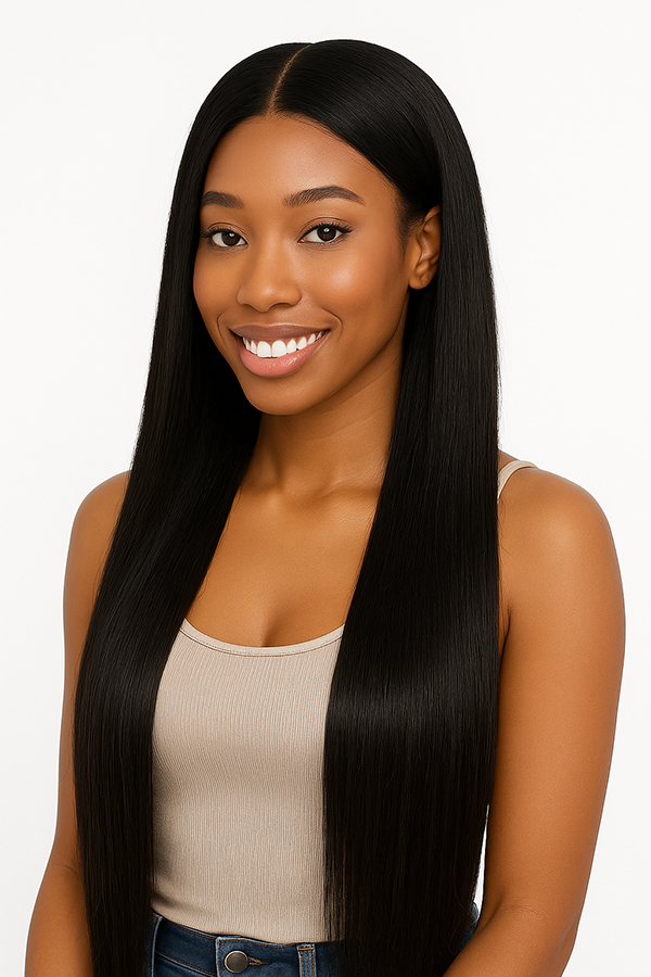 Straight HD Lace Frontal (13x4, 13x6) & Closure (2x6–7x7) Wig – Double Drawn, Cuticle-Aligned, 100% Raw Vietnamese/Indian Human Hair