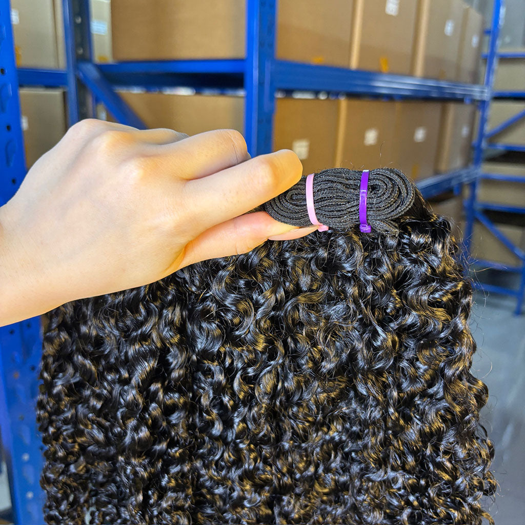 Wholesale Raw Burmese Curly Human Hair Bundles – Double Drawn, 100% Raw Hair for Wig Making & Salons & UCharminghair
