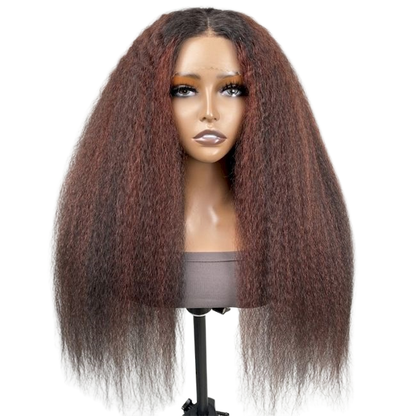 Wholesale Raw Kinky Straight Transparent Lace Wig – 13x4, 13x6 Frontal & 2x6–7x7 Closure, 100% Human Raw Hair for Black Women