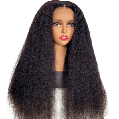 Wholesale Raw Kinky Straight HD Lace Wig – 13x4, 13x6 Frontal & 2x6–7x7 Closure, 100% Human Raw Hair for Salons & Stylists