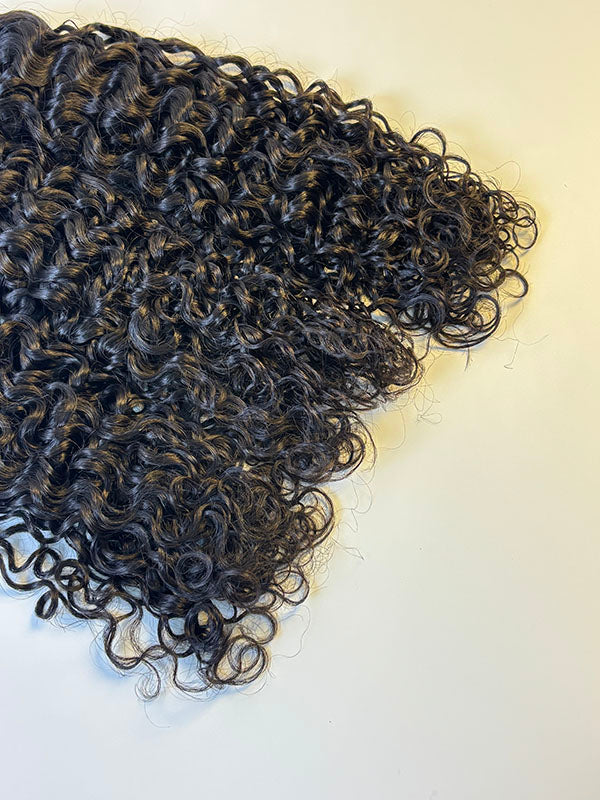 100% Raw Mink Brazilian Human Hair Water Wave Bundles – Wavy & Curly Weft Extensions, Double Drawn, Soft & Natural Look | Exclusive for Black Women & ucharminghair